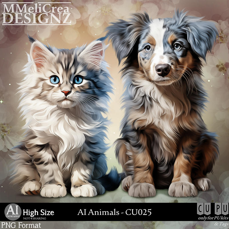 (image for) AI - ANIMALS CU025 (CU4PU/PNG)